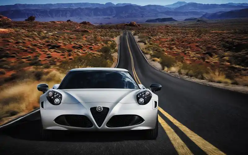 跑车,阿尔法99罗密欧,alfa romeo 4c launch edition,汽车,壁纸2014