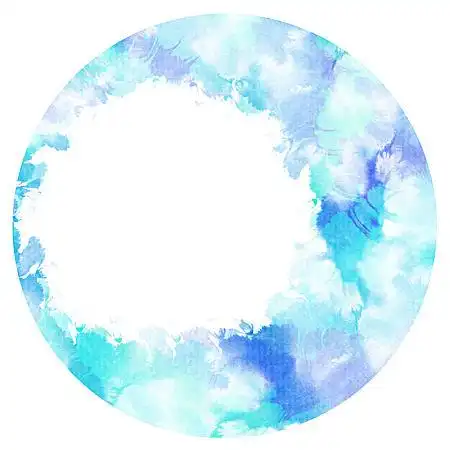 圆形水彩背景素材