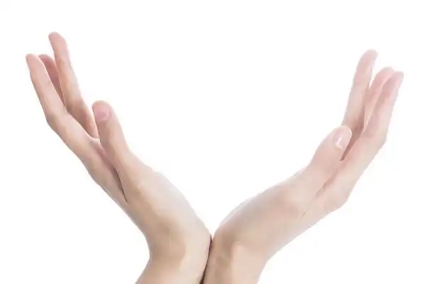 人物双手展开手势图png素材