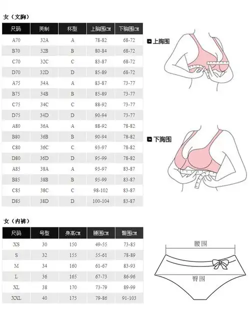 商品属性 内衣类型:内衣套装  内衣套件:衣裤两件套  罩杯:c杯  服装