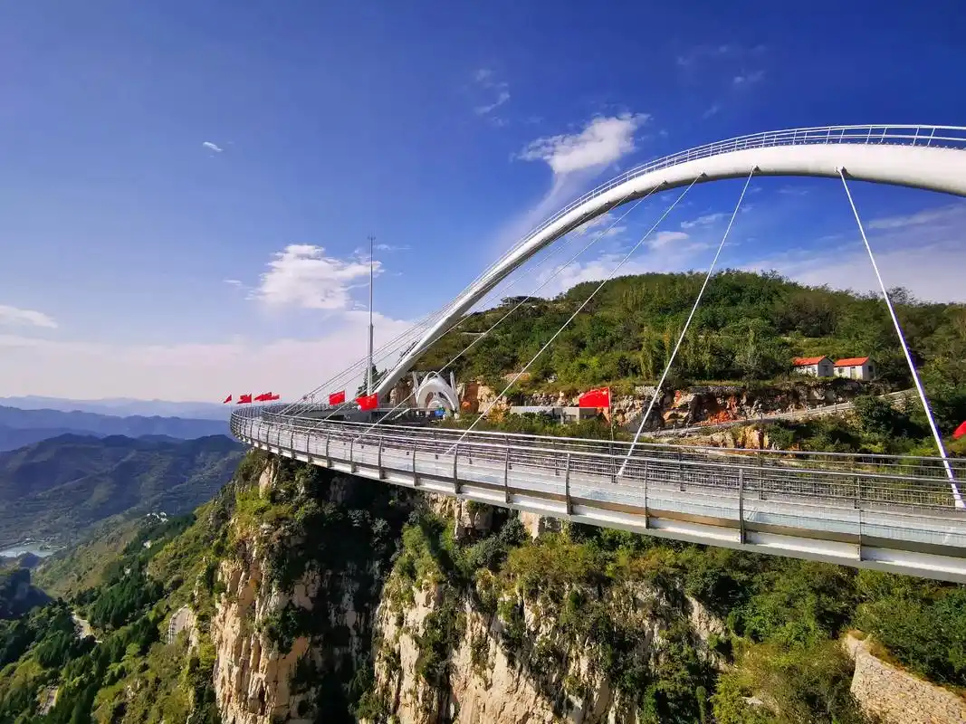 感受潭溪山玻璃吊桥的惊险刺激 #抖音图文来了  - 抖音