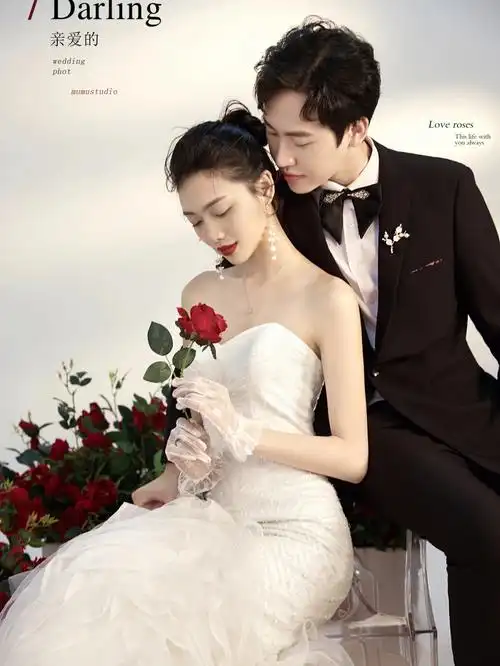 内景婚纱客片分享2021超极简主纱婚纱照