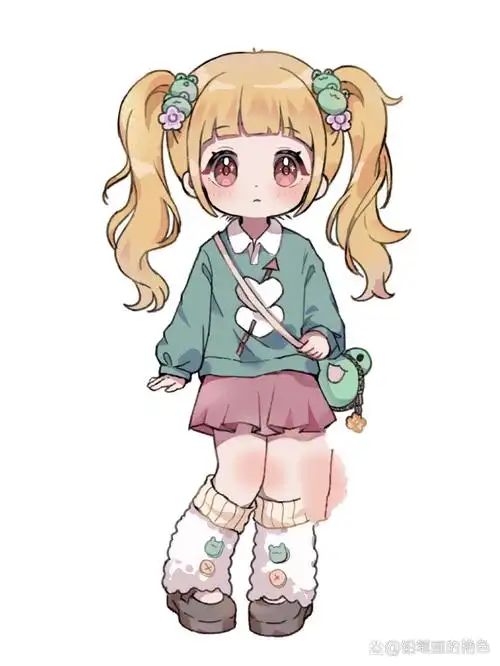 q版卫衣女孩             夏日滤镜