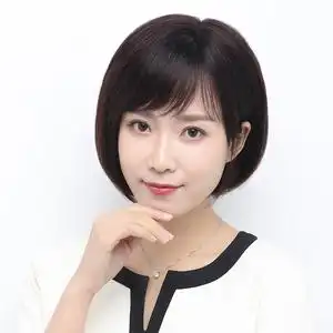 假发女波波头中老年女士短发真发全真发bobo头假发套时尚蓬松自然