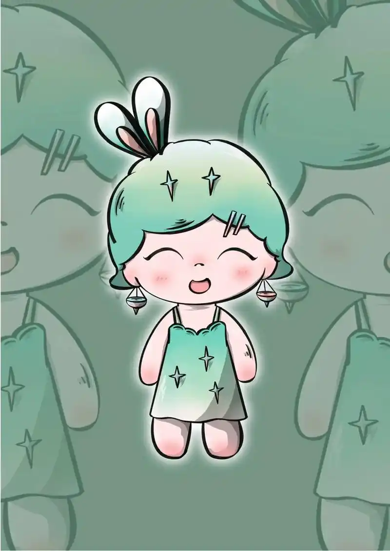 十二星座插画系列天秤座