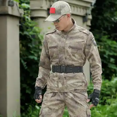 特种兵耐磨迷彩服套装男工作服 真人cs作战服加厚作训服军装冬季