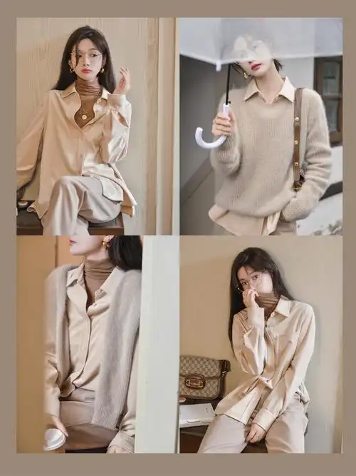 大喜自制现货邓布利多衬衫 |秋冬灯芯绒材质衬衫女 通勤宽松