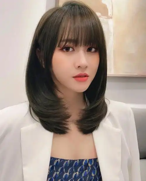 不需要打理的锁骨发发型推荐吹干就出门