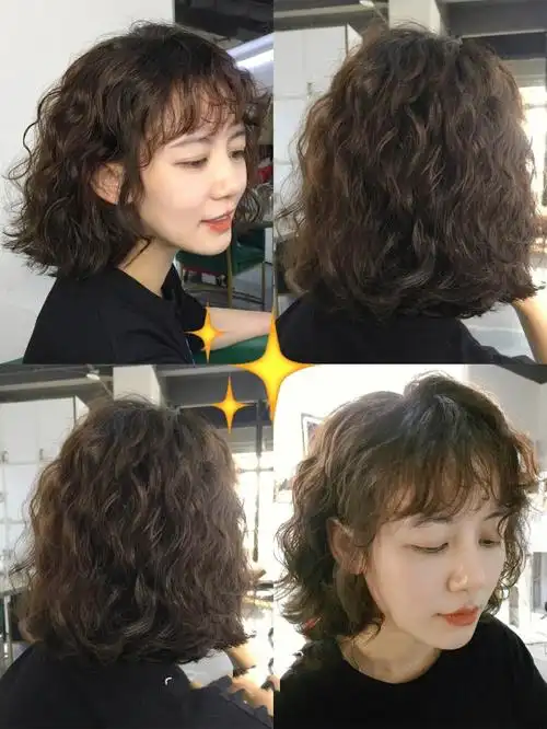 不要太好看的短发卷发