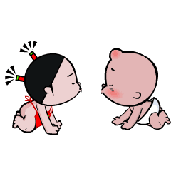 小破孩撩撩撩qq表情包