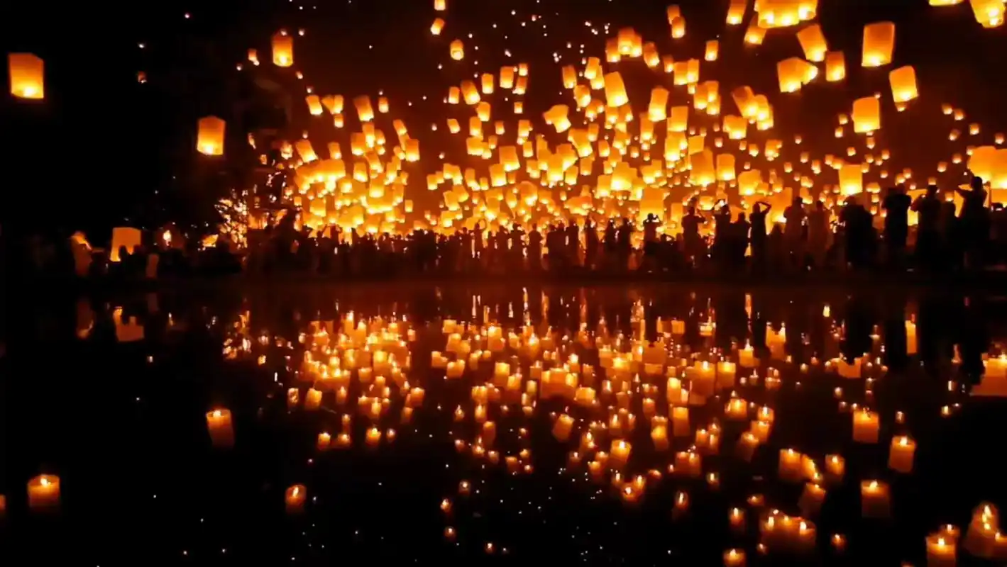 天官赐福为你明灯三千为你花开满城