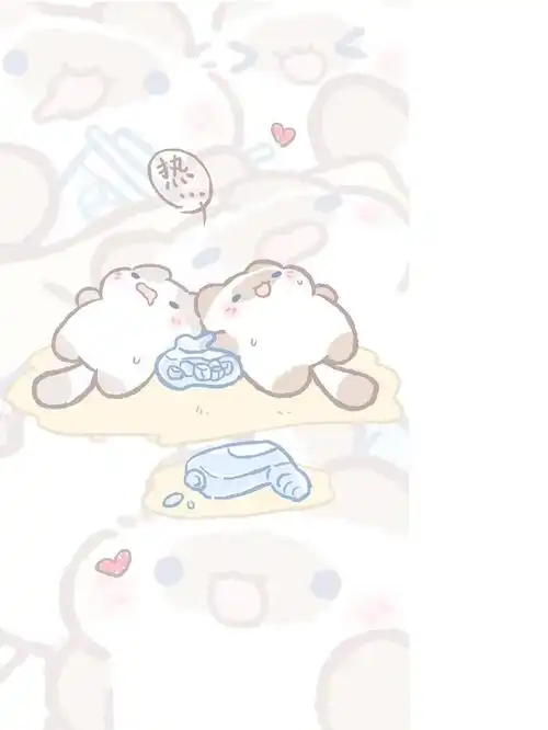 粉蓝科技可爱qq壁纸