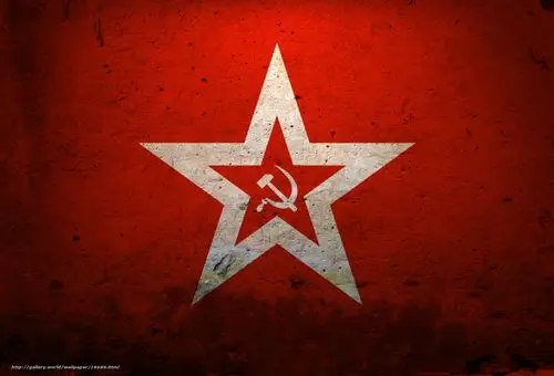 下载壁纸 明星,  锤子和镰刀,  红色,  苏联 免费为您的桌面分辨率的