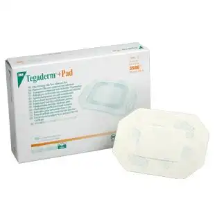 3m防水可吸敷料 防水透气贴3586大创口贴 棉垫术后伤口防水贴1片