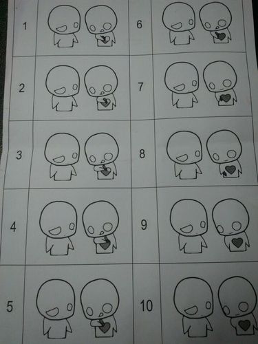 手翻书模板 抱抱 翻页动画模板 情人节 礼物 手绘本素材 diy