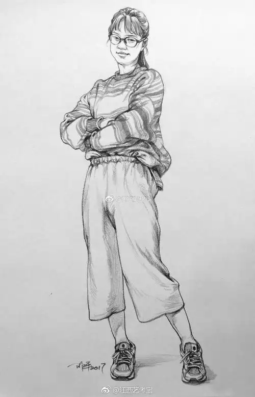 画速写女性就是应该这样画来自邓平速写