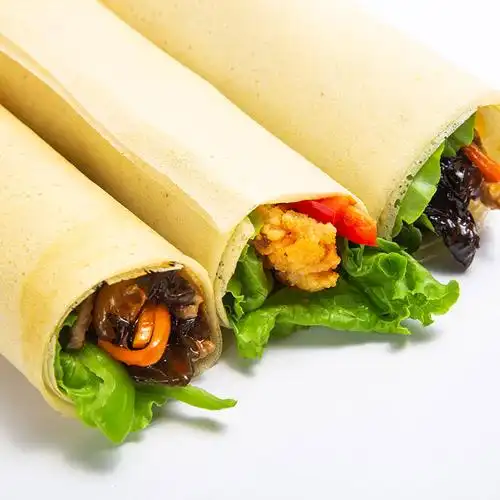 小米煎饼500g山东特产正宗纯手工卷大葱粗粮大煎饼杂粮临沂软煎饼