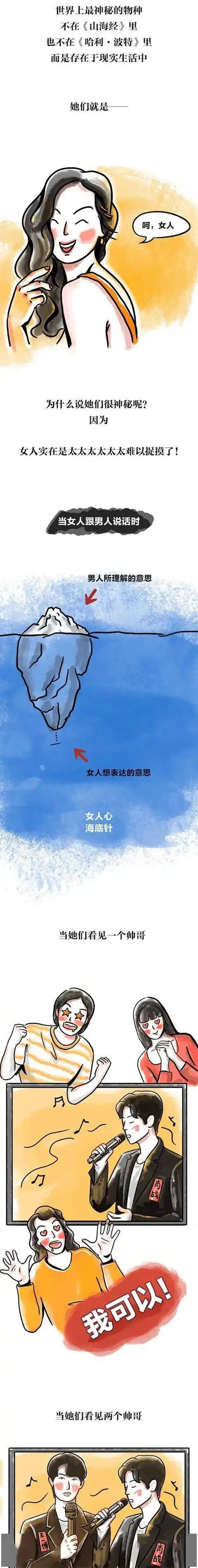 中篇漫画女人不作男人不爱果然女人心海底针啊