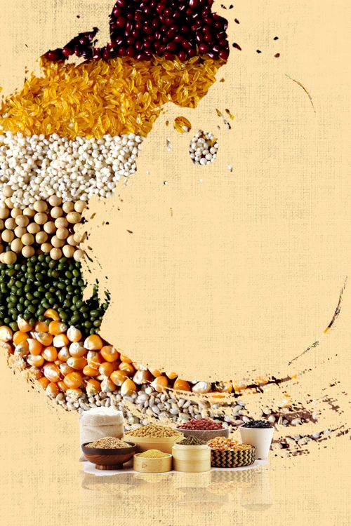 中国风食材海报背景