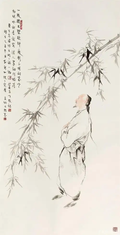 国画大师们画竹一组作品欣赏