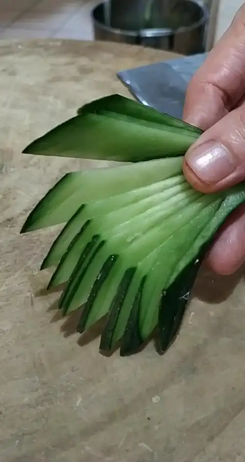 优秀如我#黄瓜最美切法