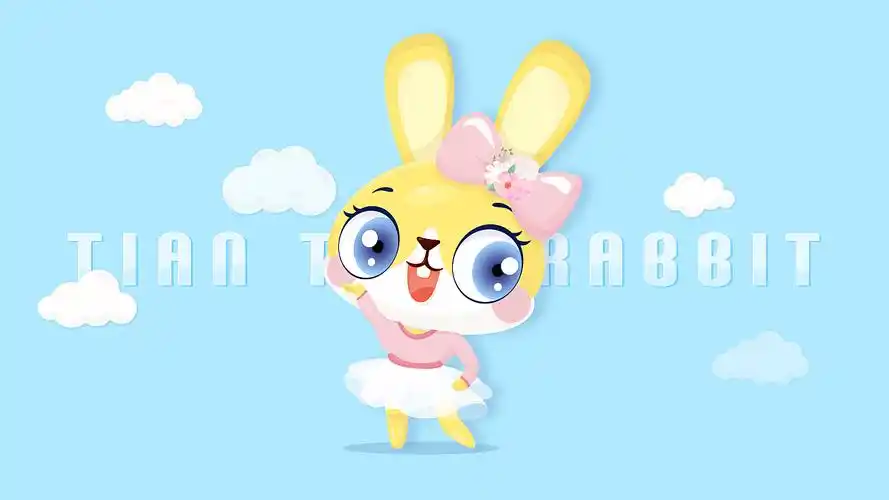 可爱的小兔子吉祥物 形象ip 吉祥物设计