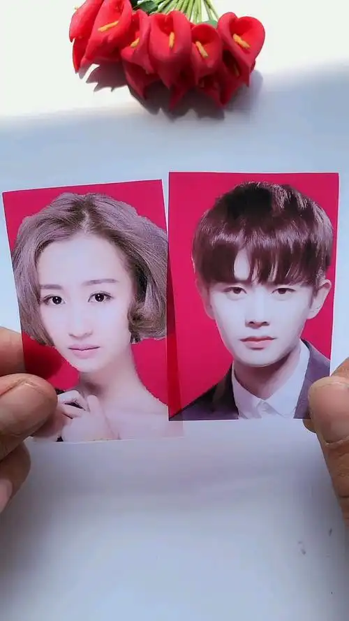 任国超聂欢照片合起来以后就是他们未来宝宝出生的样子