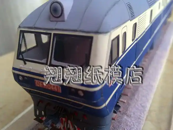 87东风11火车头纸模型原创模型非成品少儿不宜