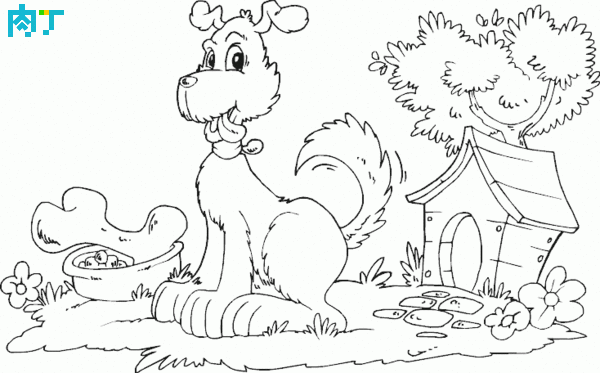 第10页儿童简笔画动物组合小场景简笔画组合风景图片卡通水果拼盘的