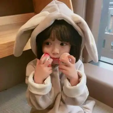 可爱大眼萌娃头像呆萌搞笑