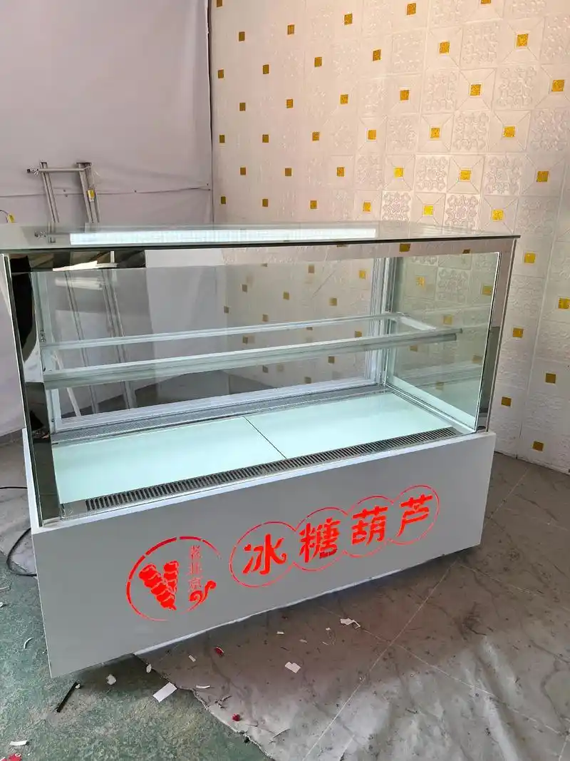 糖葫芦展示柜两层三层均可定做!温度尺寸都可调节!#专业生产厂 - 抖音