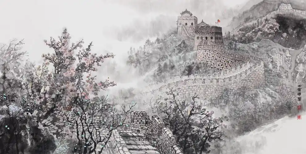 中国长城画派代表大红袍艺术家王云峰先生