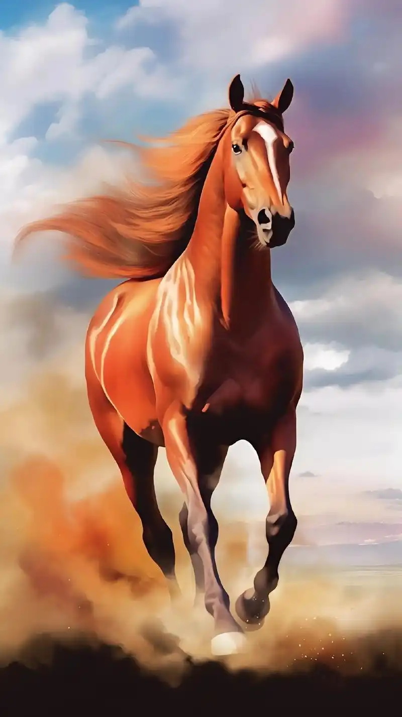 骏马奔跑,风驰电掣,展现速度与力量的完美结合.#马到功成 # - 抖音