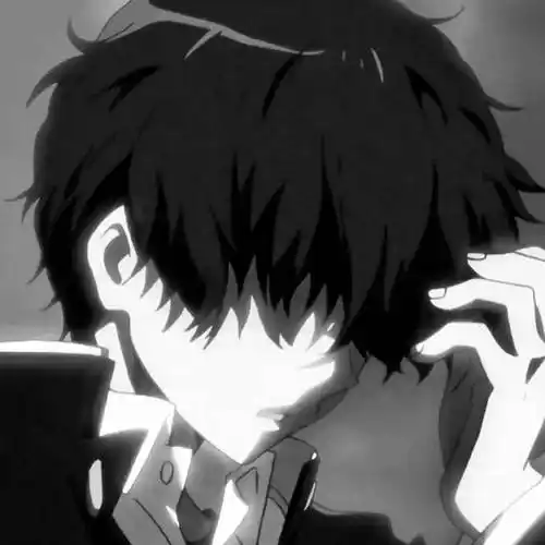 动漫头像 | 暗黑系黑白丧丧头像,喜欢这个调调