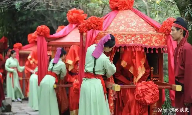 古代女子出嫁场景复原