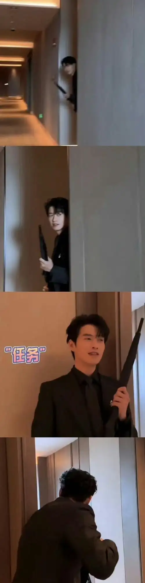 魏大勋童年写真##魏大勋从小就爱打鬼子