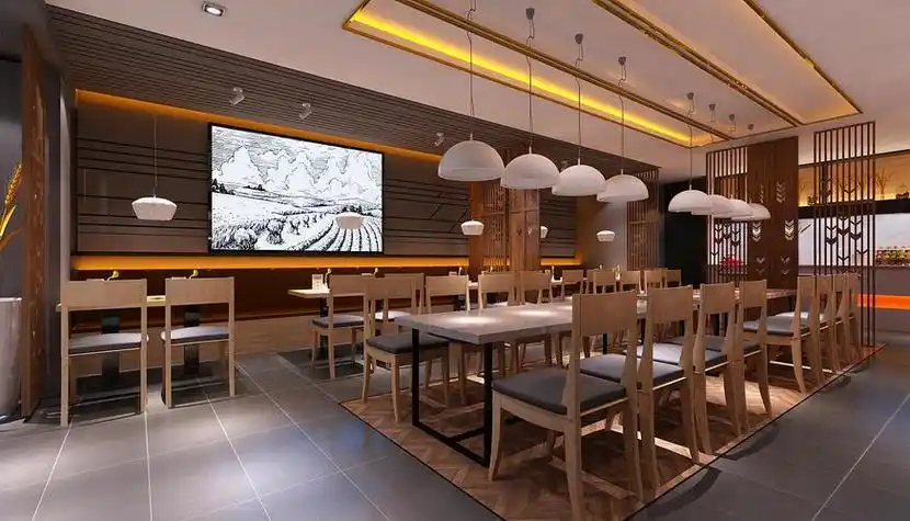 时尚小饭店装修效果图