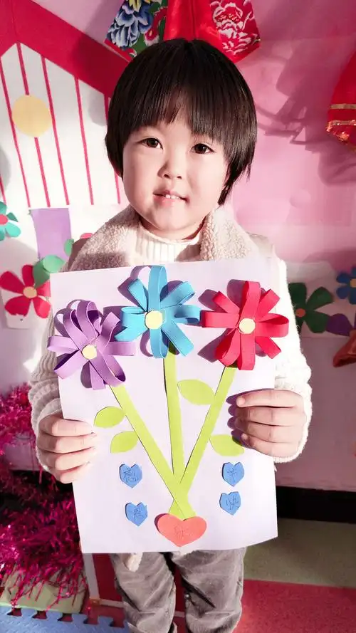 "疫"样感恩,感恩有你陈家学校幼儿园大班感恩节手工