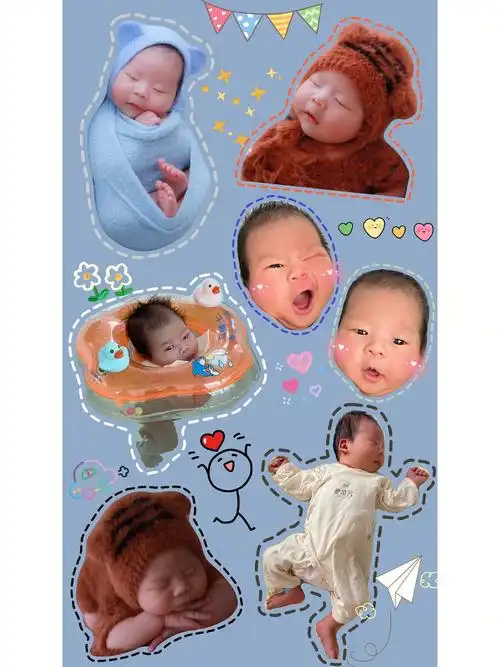 自制专属手机壁纸软萌可爱的小宝贝