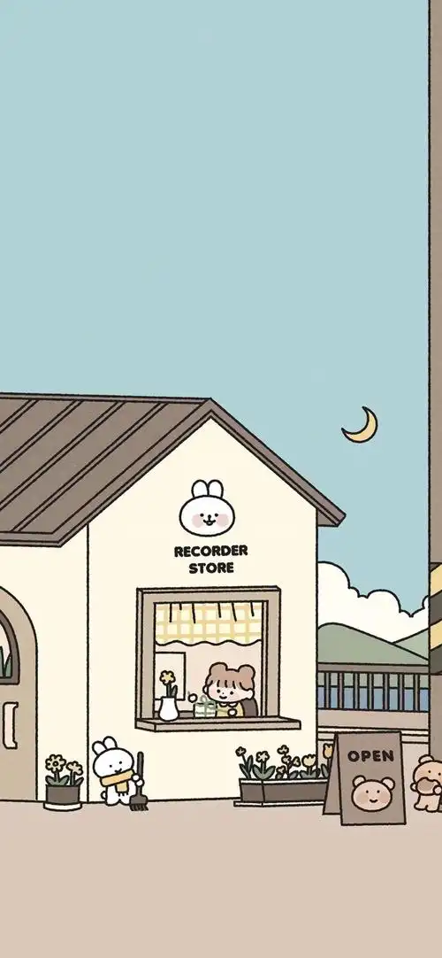 壁纸#小女孩#可爱#简约#ins#清新#少女心