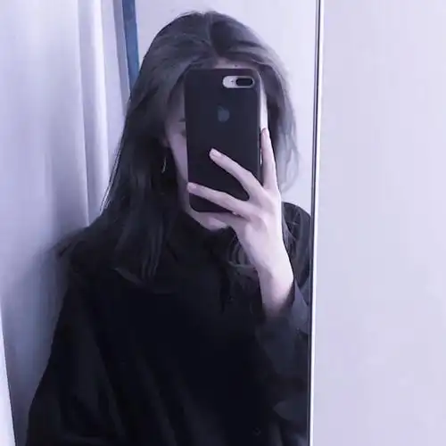 手机挡脸系列女头