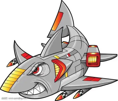 能让人笑哭的恐怖鲨鱼简笔画动态机械鲨怎么画简笔画巨齿鲨简笔画图片