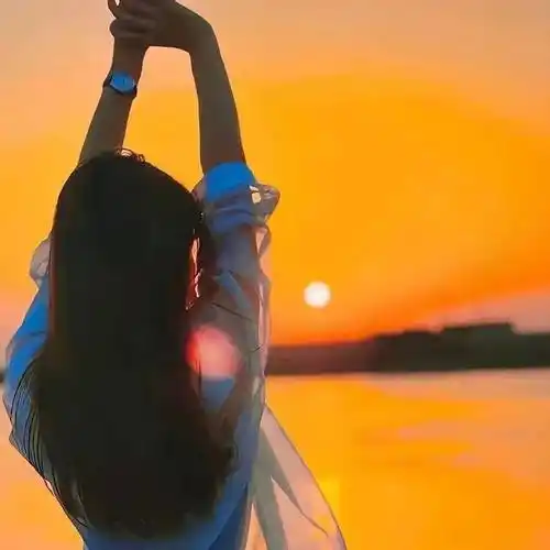 不露脸氛围感头像!_哇塞_团体_夕阳