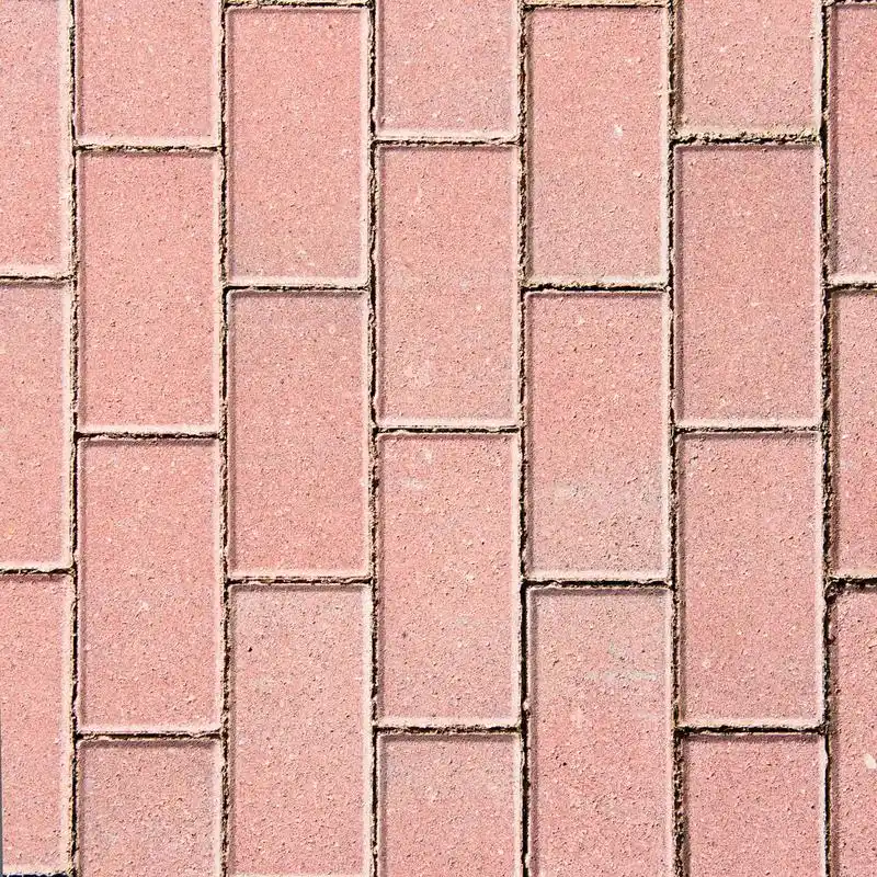 粉红色矩形路面砖.纹理背景.