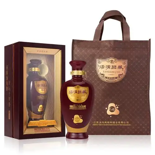 汤沟酒国藏g6浓香型白酒52度500ml4整箱装内含2个礼品袋新版