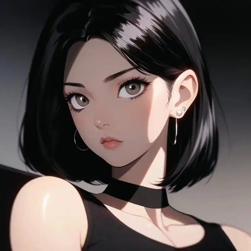 旧漫头像|气质短发小姐姐御姐穿搭