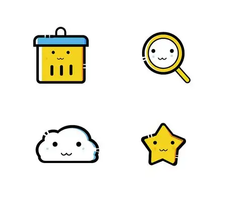 可爱mbe风格图标