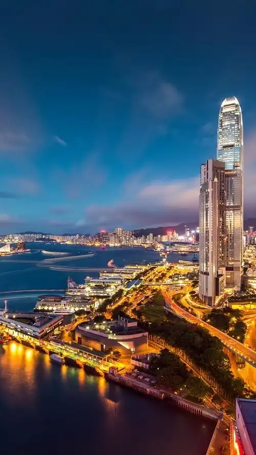美丽的香港夜景