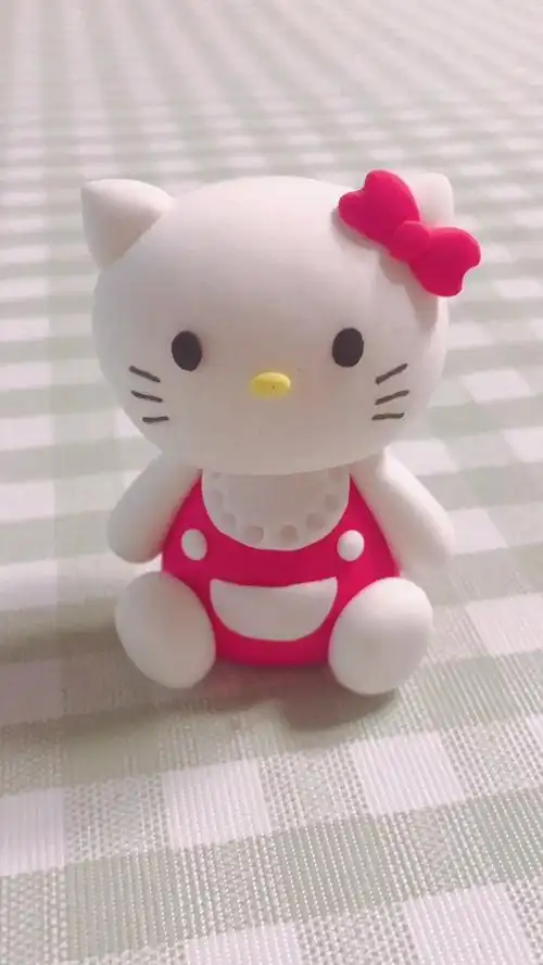 寻找最牛手艺人#超轻粘土diy可爱hellokitty