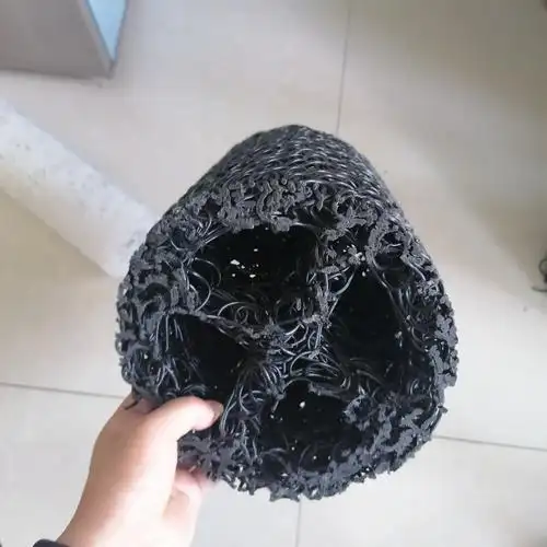 公路路基路肩排水盲沟乱丝状塑料盲沟150mmpp塑料盲沟